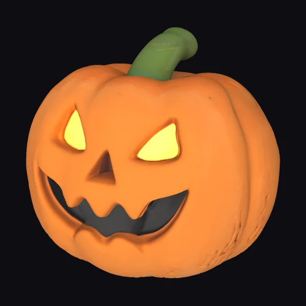 Carved Halloween Pumpkin