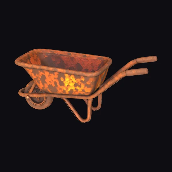Rusty Wheelbarrow