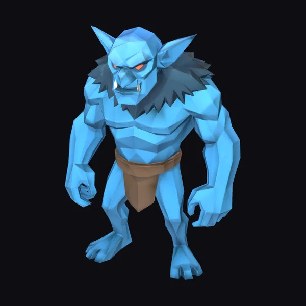 Blue Orc Warrior