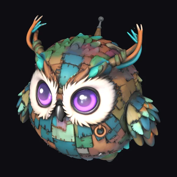 Patchwork Owl