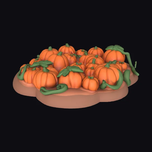 Pumpkin Patch Diorama Base
