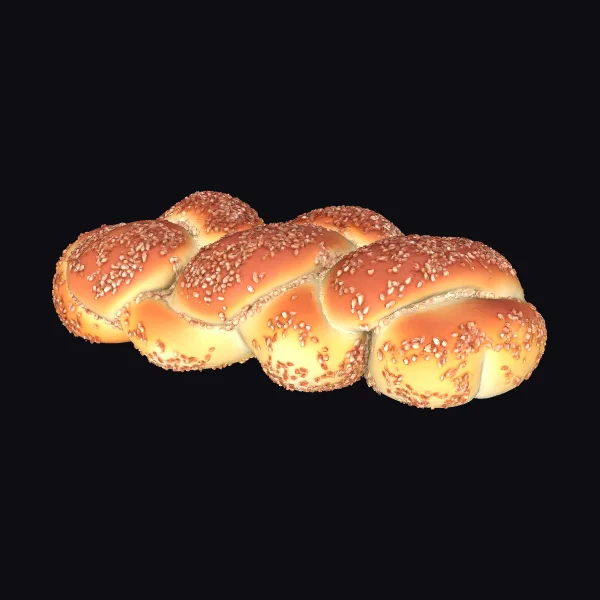 Braided Sesame Bread Loaf