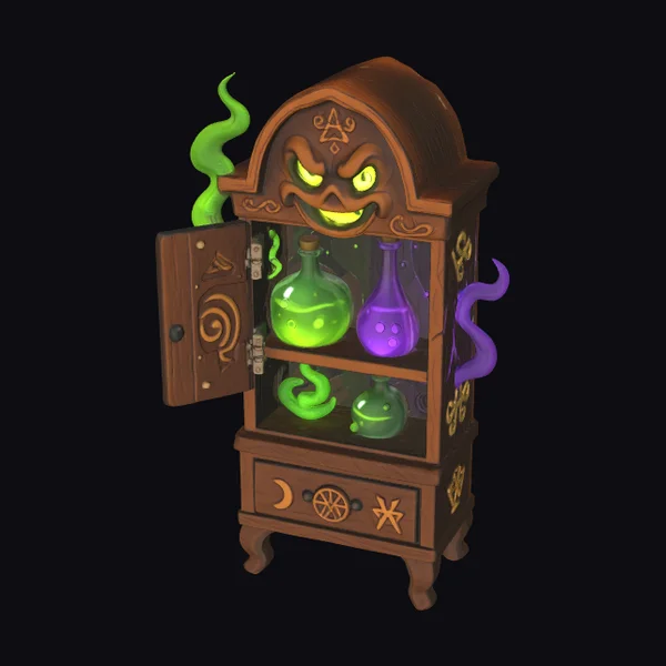 Mystic Potion Cabinet