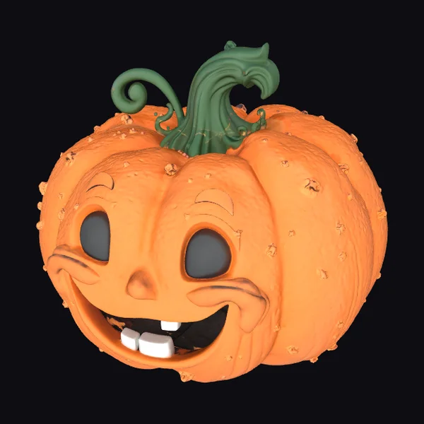 Smiling Pumpkin Face