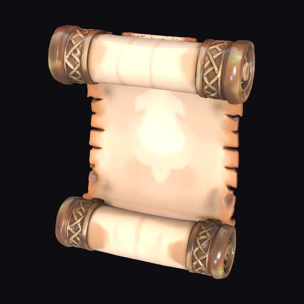 Ancient Parchment Scroll