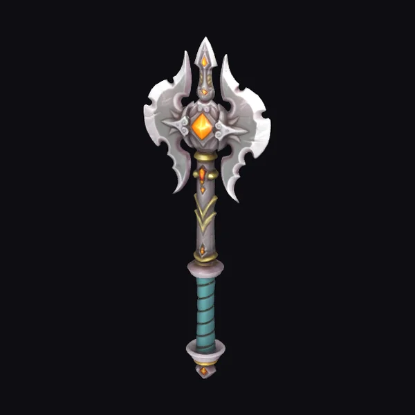 Crimson Guardian Battle Axe