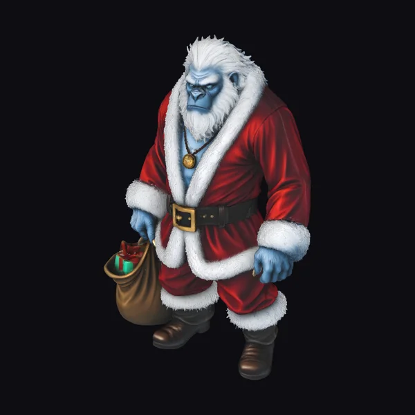 Yeti Santa Claus