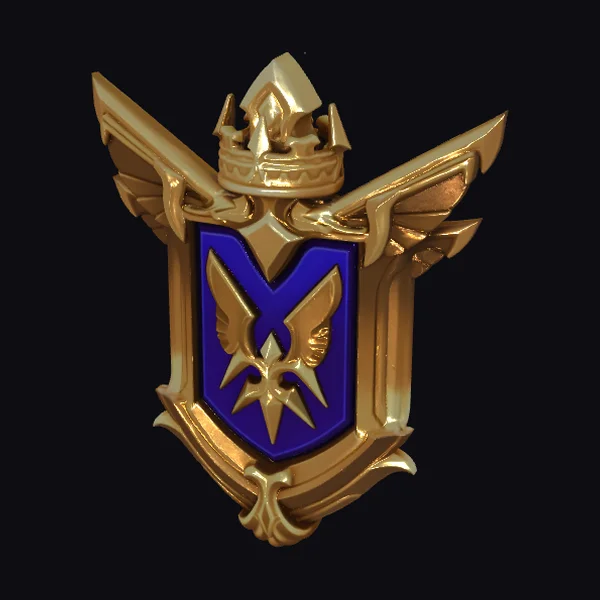 Golden Shield Emblem