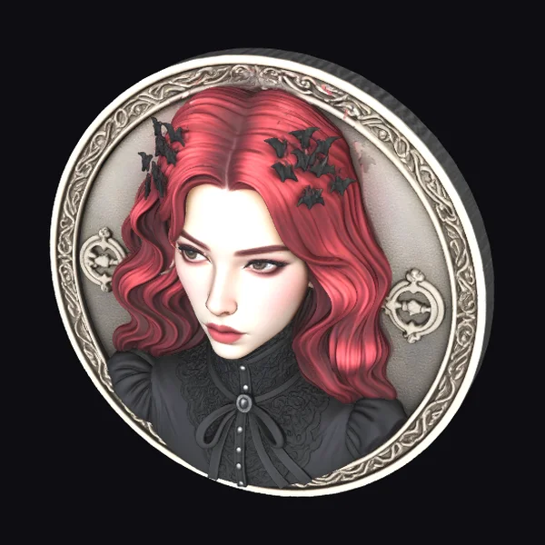 Elegant Vampire Coin