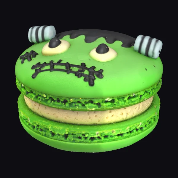 Frankenstein Macaron Dessert
