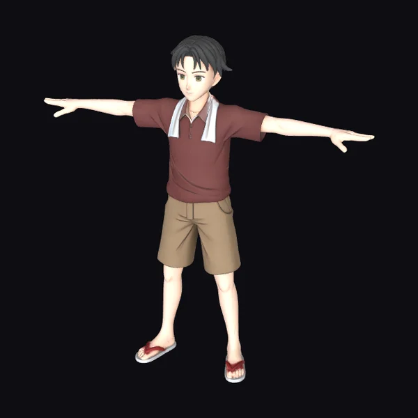 Boy in Summer Clothes