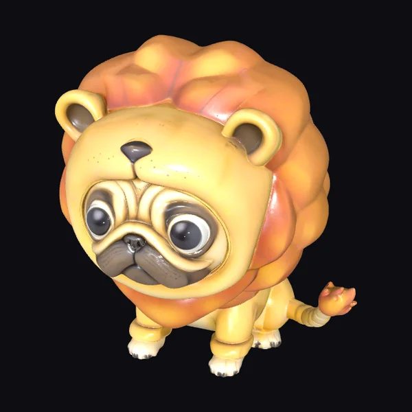 Pug Lion Costume