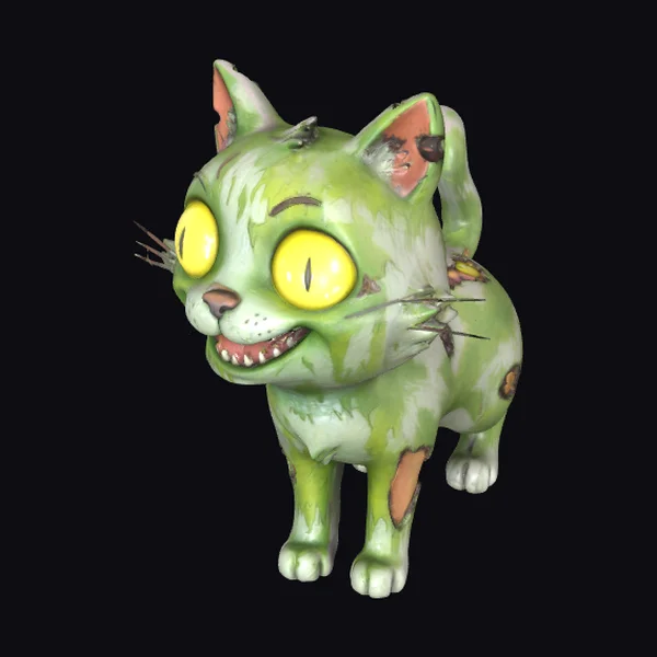 Zombie Cat D'Halloween
