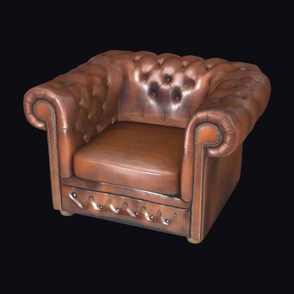 Brown Leather Armchair