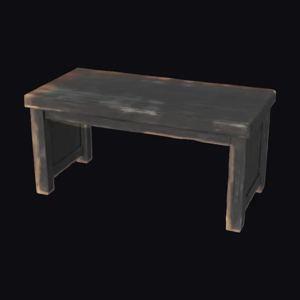 Dark Wooden Office Desk