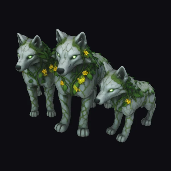 Three Wolf Guardians