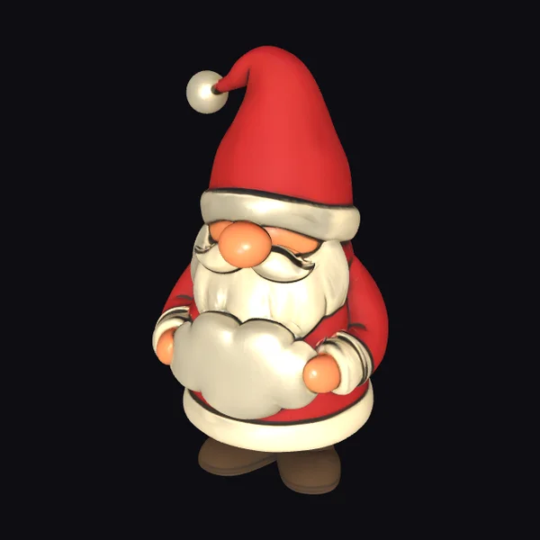 Jolly Santa Claus Figure