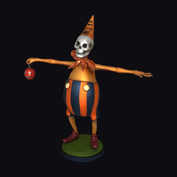 Halloween Jester Statuette