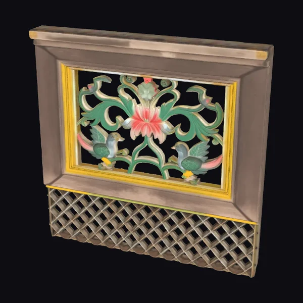 Wooden Carved Wall Panel