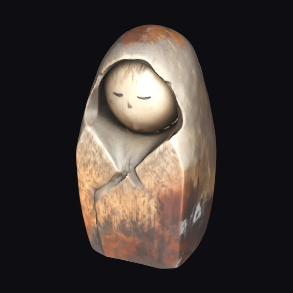 Sleeping Child Figurine