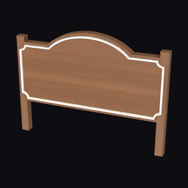 Wooden Headboard Panel