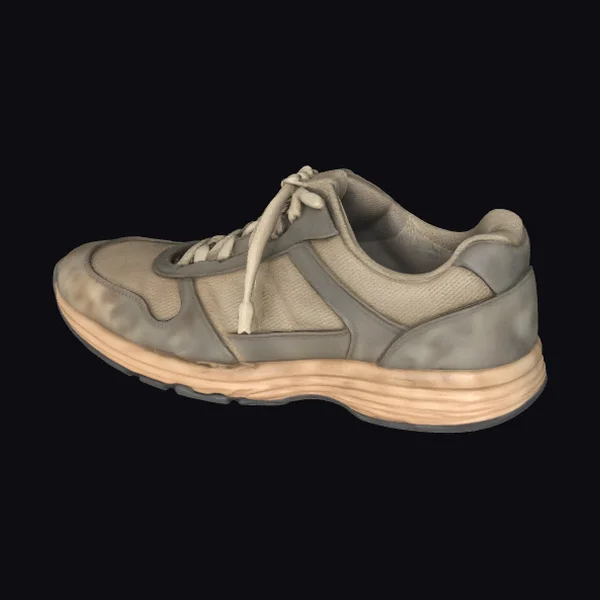 Worn Athletic Shoe