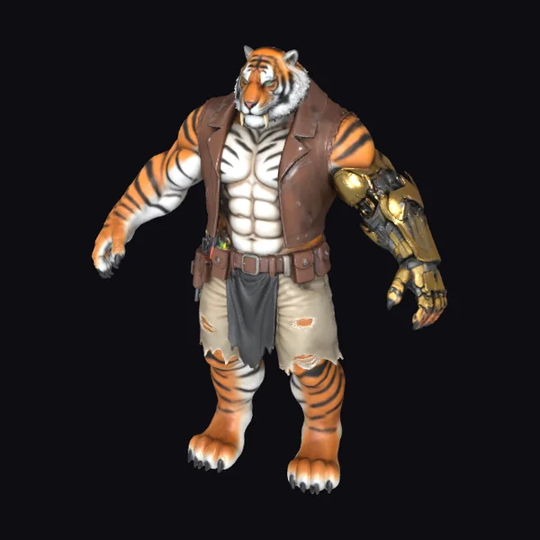Tiger Humanoid Sabretooth