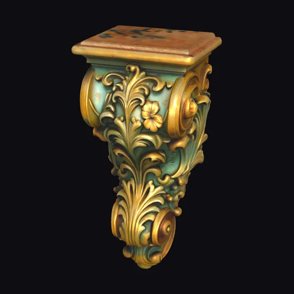 Ornate Floral Corbel