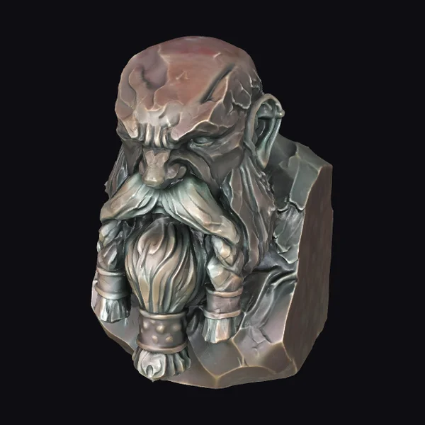 Ancient Dwarven Bust