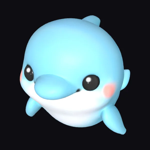 Cute Baby Dolphin