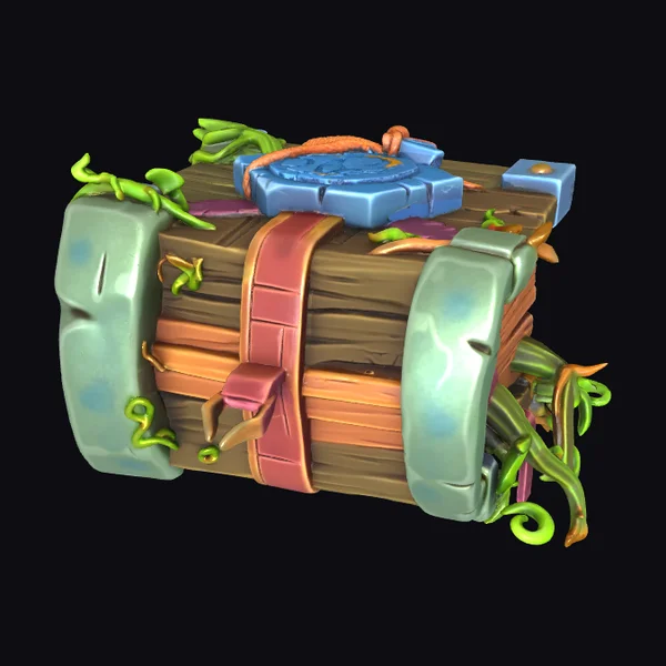 Mystical Wooden Treasure Chest