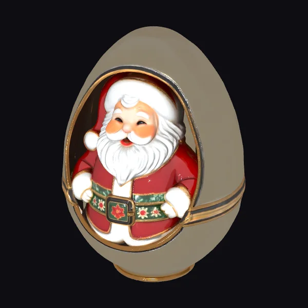 Santa in Egg Surprise