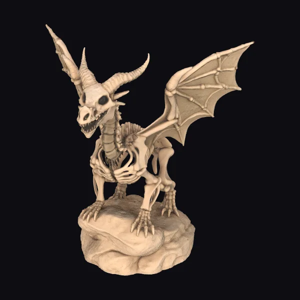 Dragon Skeleton Figurine