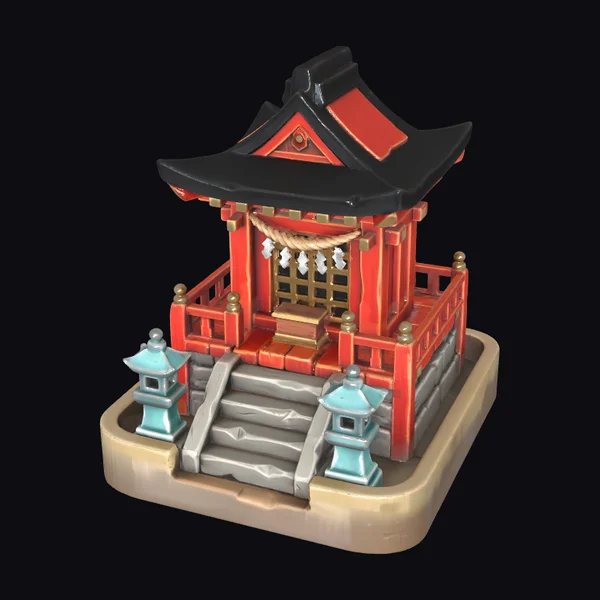 Japanese Shrine Structure