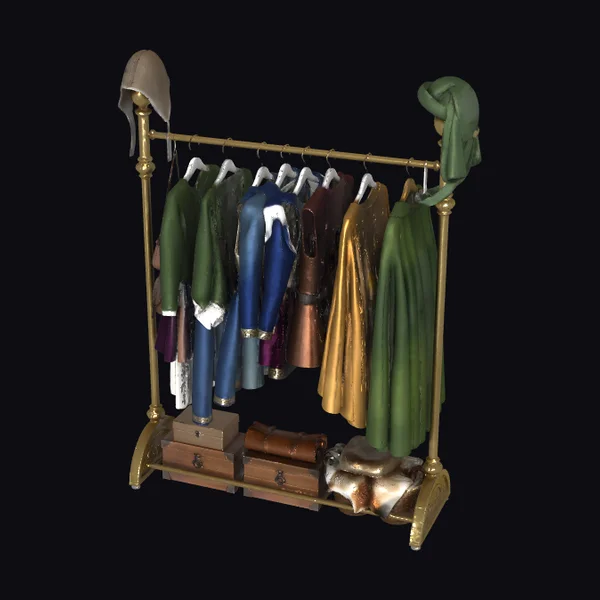 Medieval Clothing Rack