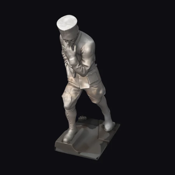 Standing Military Leader Figure