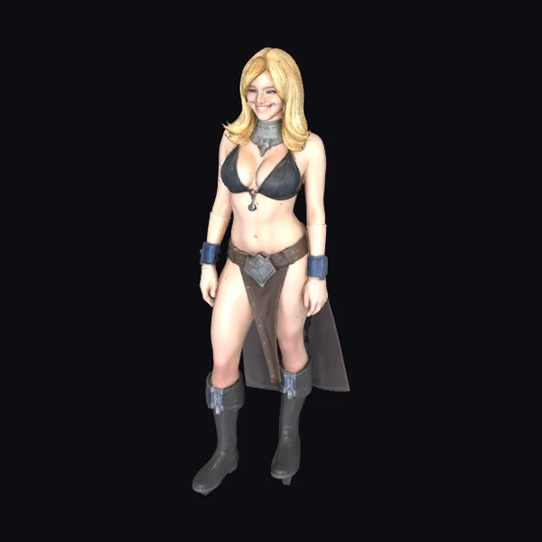 Blonde Warrior Maiden