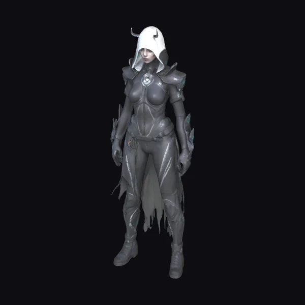 Cyber Gothic Female Warrior