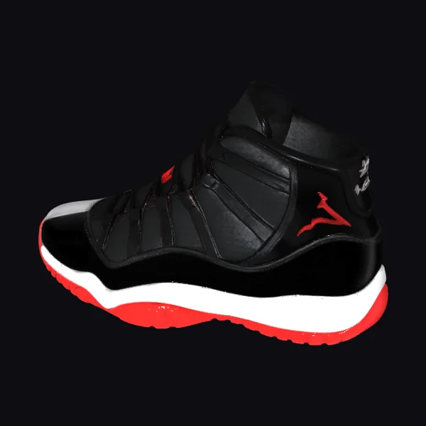 Black Red High Top Sneaker