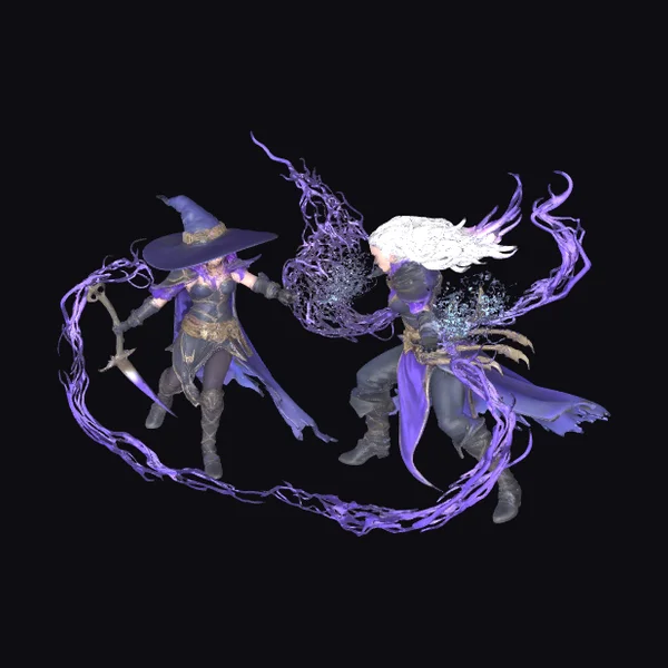 Magic Dueling Sorcerers