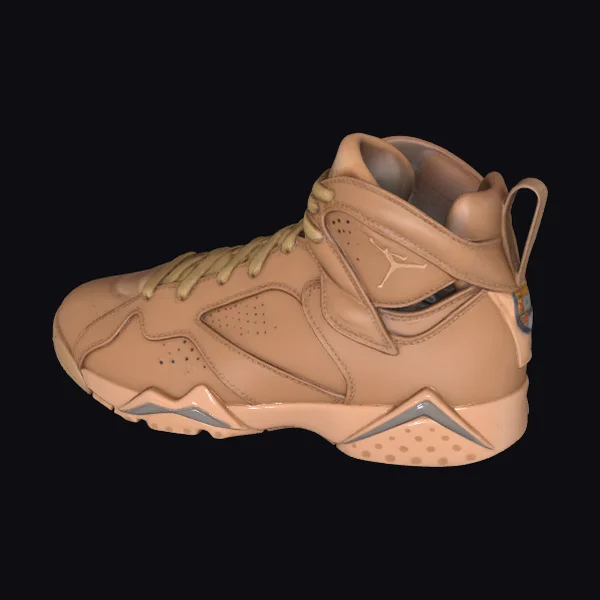 Tan High Top Sneaker