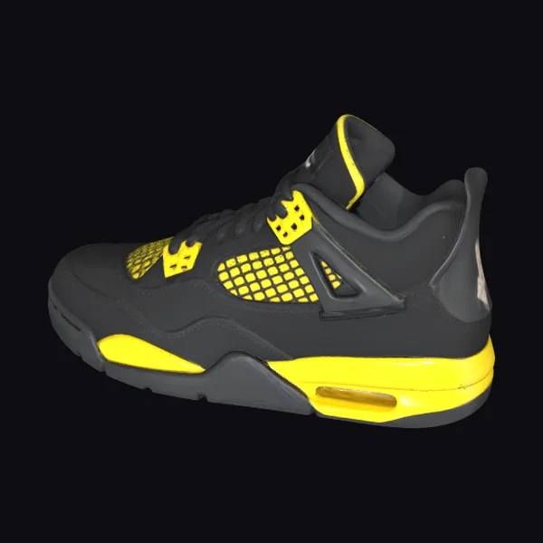 Black Yellow Sneaker