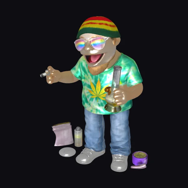 Stoner Cartoon Character