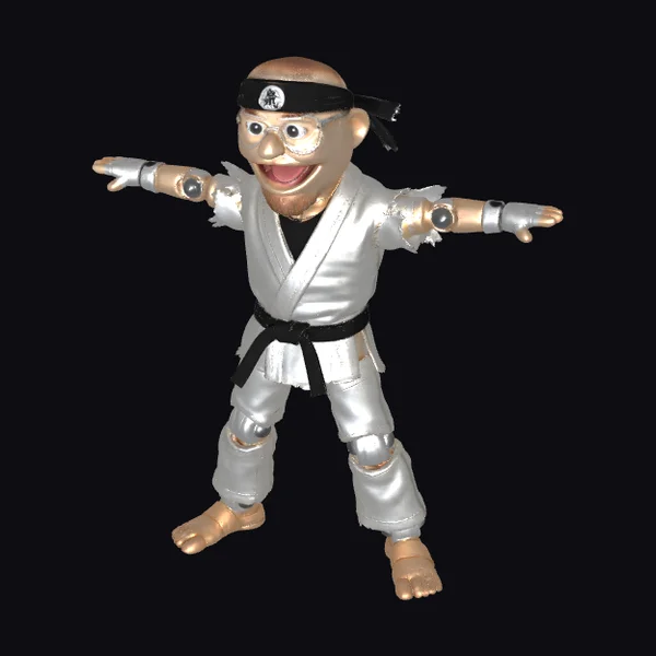 Martial Artist Action Figure