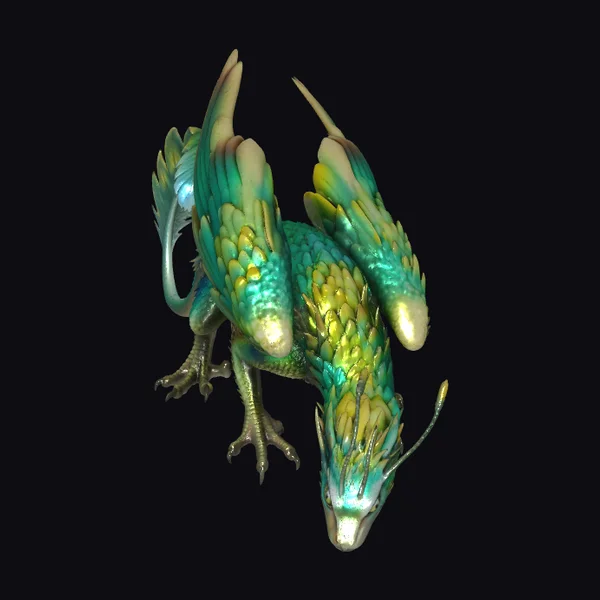 Emerald Winged Dragon