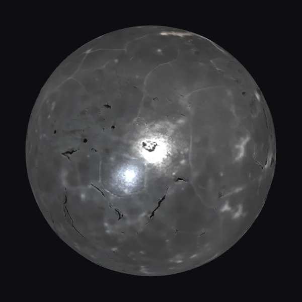 Metallic Planet Surface