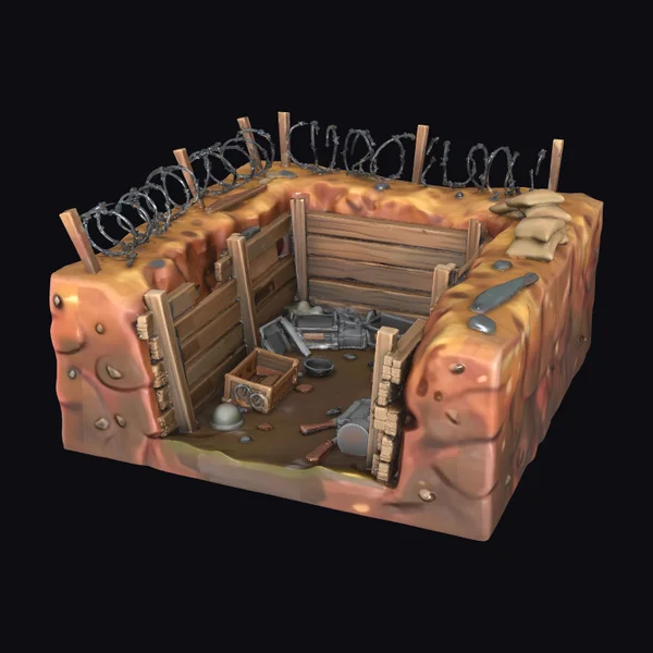 WWI Style Trench Bunker