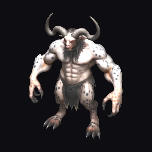 Muscular Horned Criptid Hybrid