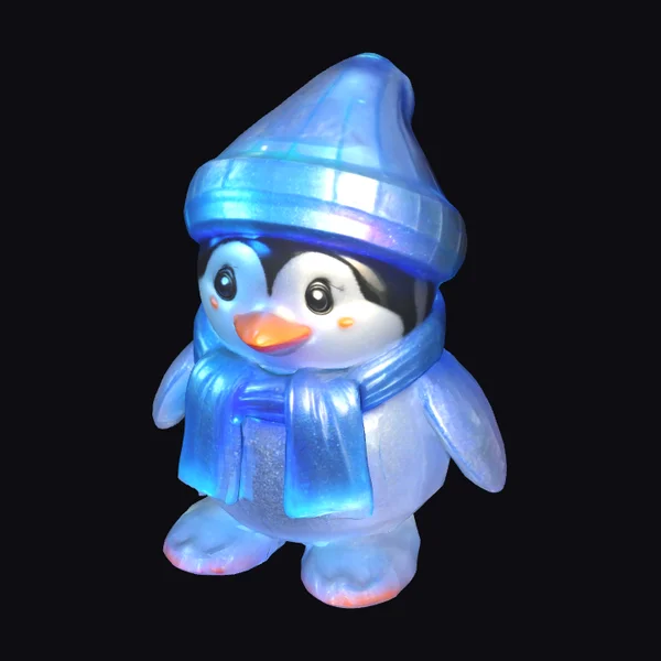 Glowing Ice Penguin