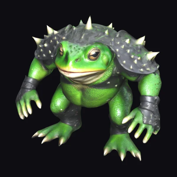 Green Toad Warrior